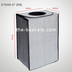 Quick drop K/D laundry hamper