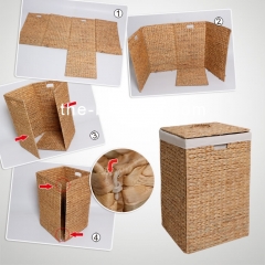 Foldable laundry hamper (Video)