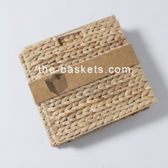 Foldable water hyacinth basket