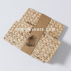 Foldable water hyacinth basket