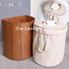 PP strap half round hamper