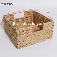 Foldable water hyacinth basket