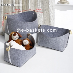 Felt fabric basket