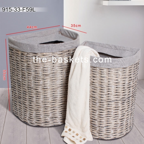 Willow half-moon hamper (Video)