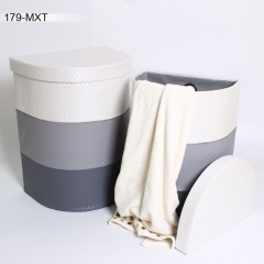 Half round laundry hamper