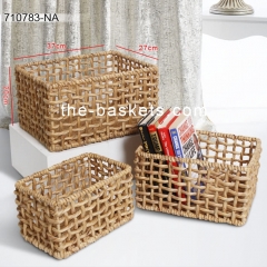 Water hyacinth basket