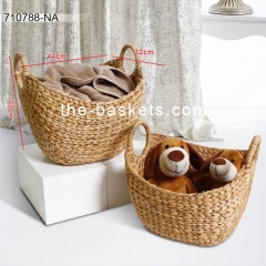Water hyacinth basket