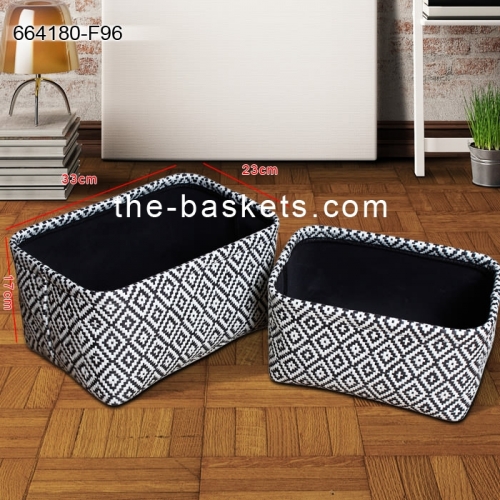 Popular storage baskets in paper fabric