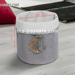 Foldable storage basket