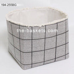 Foldable storage basket