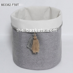 Foldable storage basket