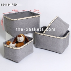 Fabric Basket with Handle