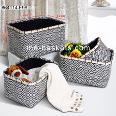 Fabric Basket with Handle