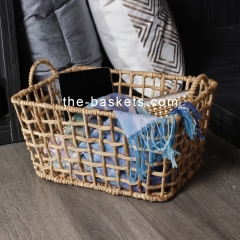 Water hyacinth storage basket