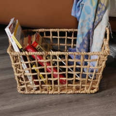 Water hyacinth storage basket
