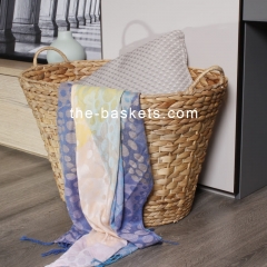 Water hyacinth storage basket
