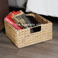 Foldable water hyacinth basket