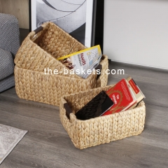 Water hyacinth basket