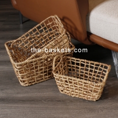 Water hyacinth basket