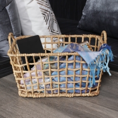 Water hyacinth storage basket