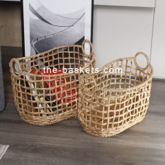 Water hyacinth basket