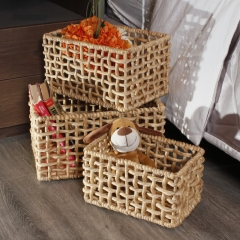 Water hyacinth basket