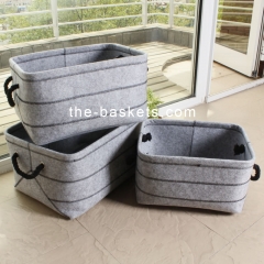 Fabric Basket with Handle