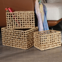 Water hyacinth basket