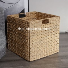 Foldable water hyacinth basket (Video)