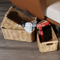 Water hyacinth storage basket