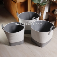 Fabric storage baskets