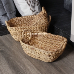 Water hyacinth storage basket