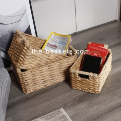 Water hyacinth storage basket