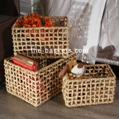 Water hyacinth basket