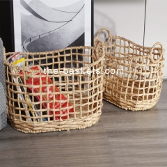 Water hyacinth basket