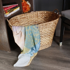 Water hyacinth storage basket