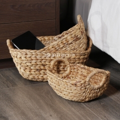 Water hyacinth storage basket