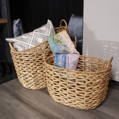 Water hyacinth storage basket