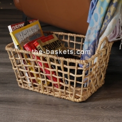 Water hyacinth storage basket