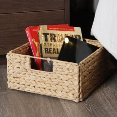 Foldable water hyacinth basket