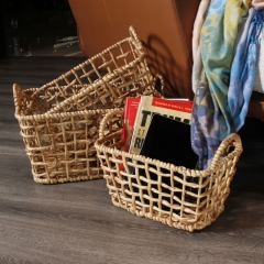 Water hyacinth basket