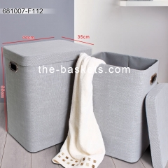 Rectangular laundry with cover lid