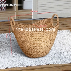 Water hyacinth storage basket