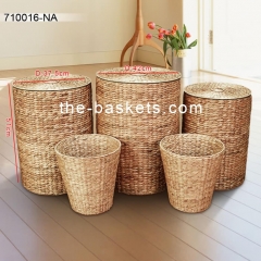 Water hyacinth laundry and storage