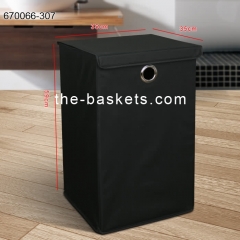 Foldable fabric laundry hamper