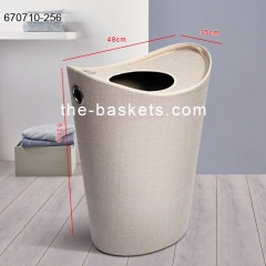 Quick drop laundry hamper