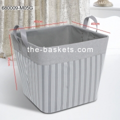 Fabric storage basket