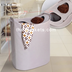 Quick drop laundry hamper (Video)