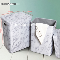 Rectangular laundry with cover lid