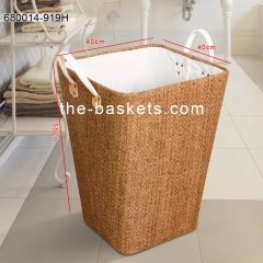 Paper fabric square tapered  tall laundry with handle